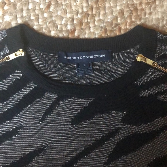 French Connection Animal Print Sweater - Picture 6 of 8
